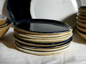 Side plates - 18 cm - Sandy clay - Various colours