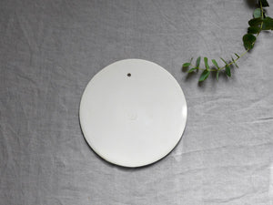 Round aperitif platter / cheese board - 22 cm - Grey Blue