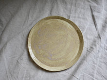 Load image into Gallery viewer, Dinner plate - 25 cm - Sandy clay - Transparent
