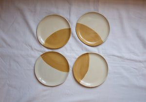 myhungryvalentine-studio-ceramics-brightside-small-starter-plate-18-saffronyellow-cream-group-top